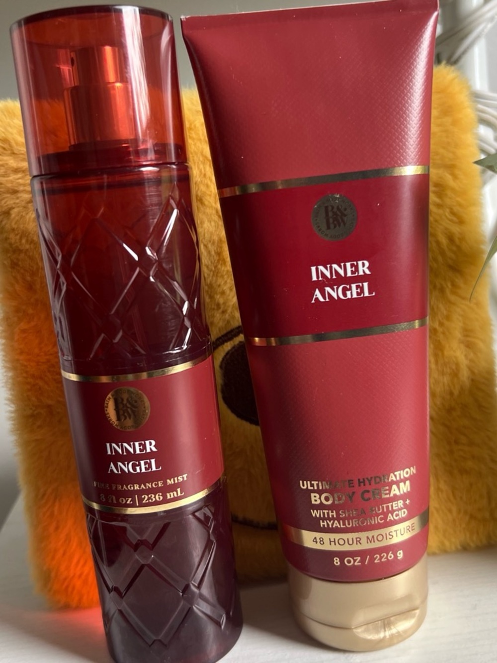 Bath & Body Works Inner Angel Red Body Cream & Fragrance Mist Set